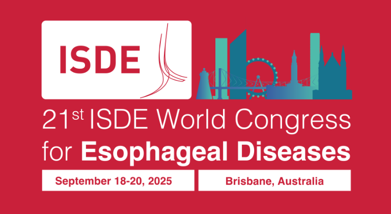 21st ISDE World Congress for Esophageal Diseases September 18-20, 2025 | Brisbana, Australia